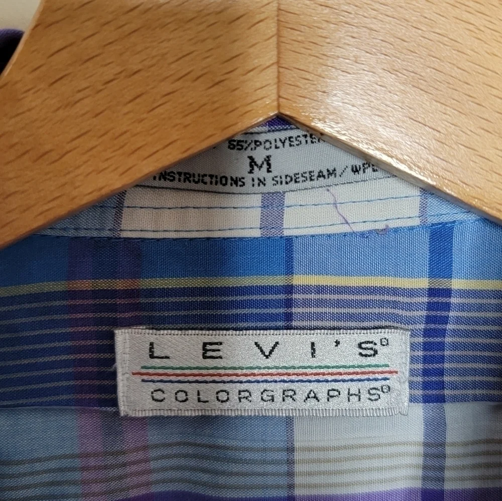 Vintage Levi's | Colorgraphs Plaid Short Sleeve Button Up Shirt
